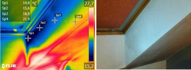 Badanie termowizyjne Poznań - ocena szczelności okna mieszkania podczas odbioru mieszkania
