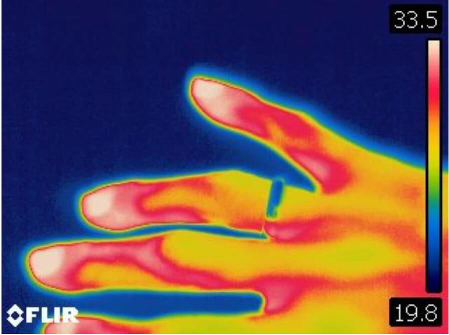 badanie termowizyjne dachu emisyjnosc obraczka